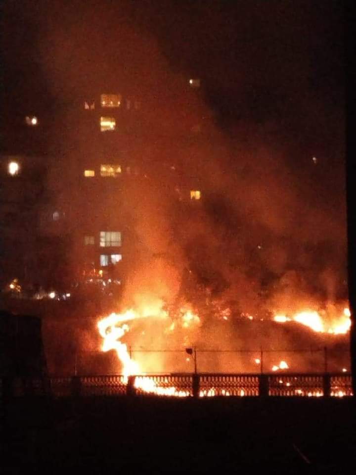 حريق كبير في مبنى دار الايتام في منطقة طريق الجديدة... ما مصير الأطفال؟